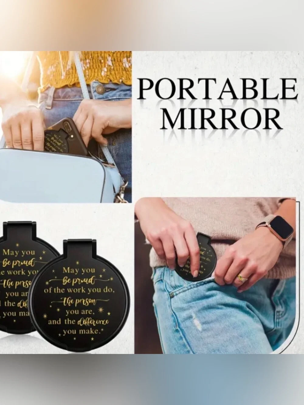 *Buy Now* Set of 10 Inspirational Mirrors - Individually Wrapped